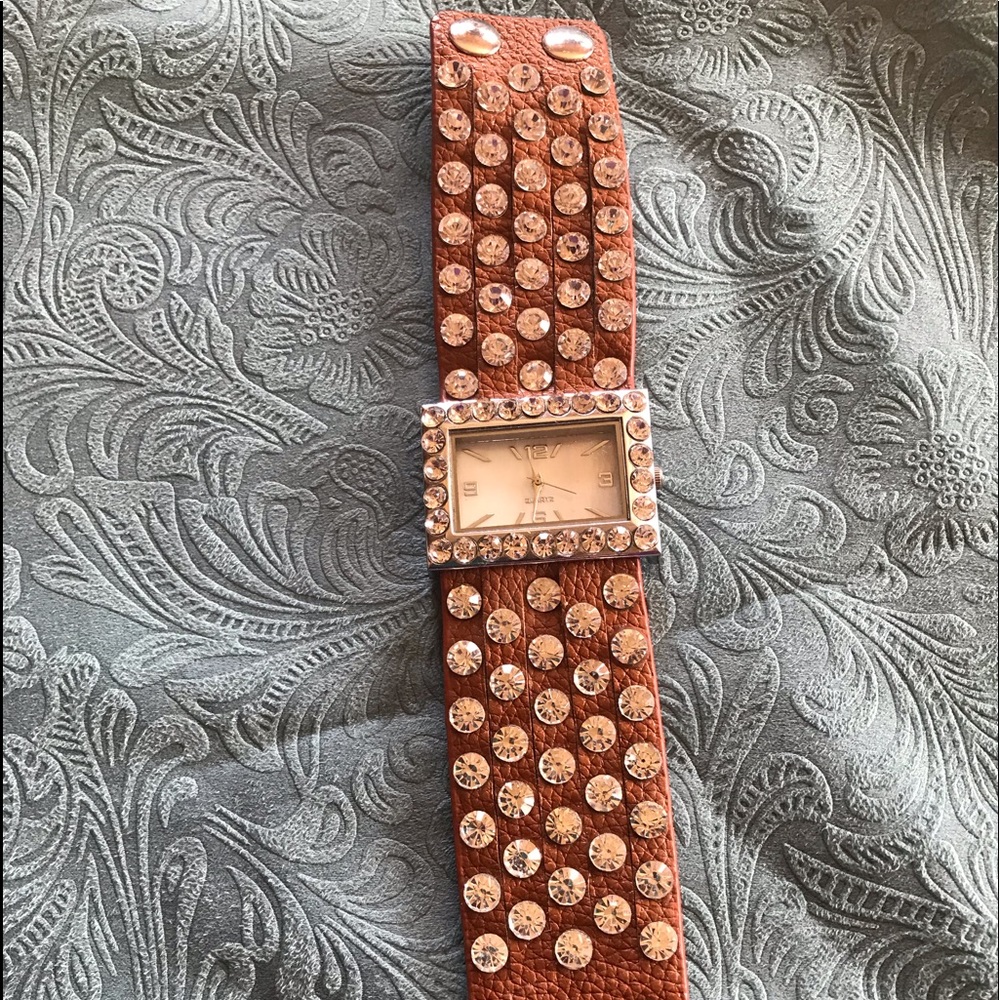 Brown Bling watch!